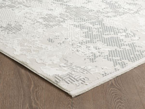 Tapis turc de luxe fait à la machine, Borrego blanc, qualité supérieure, pour salon, fabriqué à Gaziantep. - Product Image 3