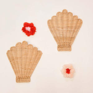 เปลือกหอยสำหรับห้องนอนสถานรับเลี้ยงเด็กทารกแบบแขวนผนังทำจากหวายสำหรับห้องเด็ก - Product Image 2