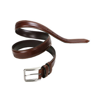 Elegante Cinturón de Cuero para Jeans, Pantalones y Vestidos con Hebilla de Aleación, Transpirable y Moderno, Cinturón de Cuero Vacuno para Hombre - Product Image 5