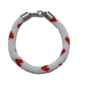 Bracelets de perles multicolores de luxe avec de nouveaux motifs de broderie Bonbons de bras de style classique pour les personnes à la mode - Product Image 2