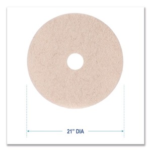 Discos de Pulido para Pisos Boardwalk de 21 Pulgadas, Color Bronceado, 5 por Caja, Accesorios para Pisos de Pelo de Cerdo Natural - Product Image 5