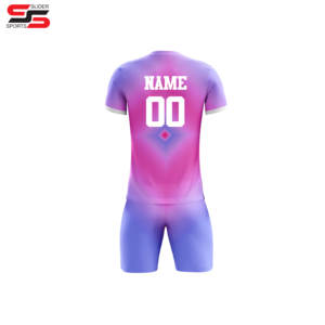2025 dernières conceptions hommes et femmes uniforme de football en gros bon marché avec le logo et les conceptions de votre équipe - Product Image 2