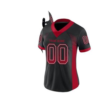 Camiseta de fútbol universitario personalizada al por mayor, uniforme de fútbol americano, camiseta de fútbol americano para jóvenes adultos - Product Image 4