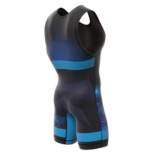 Singlet de Lucha Transpirable Sublimado para Hombre, Uniforme de Lucha Personalizado de Alta Calidad - Product Image 3