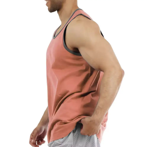 Débardeur de sport pour homme 100 % coton respirant à séchage rapide, idéal pour l'été et le streetwear, maillot de corps sans manches pour la musculation - Product Image 6