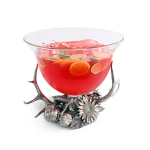 Seau à glace en porcelaine osseuse écologique avec logo personnalisé pour banquet de mariage, design plaqué or martelé, fabriqué par Zahid Exports - Product Image 4