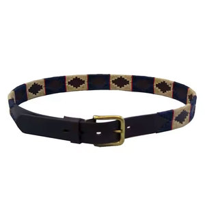 Cinturones de cuero puro etiquetados ecuestres de alta calidad para mujer Cinturones de cuero liso con estilo para jinetes femeninos Hebilla dorada - Product Image 1