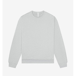 Homme Femme Gris Automne et Hiver Coton Grande Taille Lettre Imprimée Manches Longues Col Ras du Cou Sweatshirt - Product Image 1