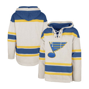 Logotipo personalizado Camisetas de hockey sobre hielo Capucha Encaje Sudadera con capucha Jersey de hockey Impresión por sublimación personalizada 100% Poliéster Transpirable - Product Image 4