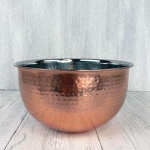 Vintagelook Durable Copper Serving Bowl Wide Deep Base for Home Dining Restaurants and Festive Parties Metal Material - Product Image 6