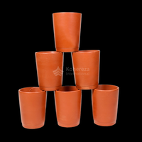 Kaca polos terakota kerajinan tangan | Ramah lingkungan, pendinginan alami & Biodegradable