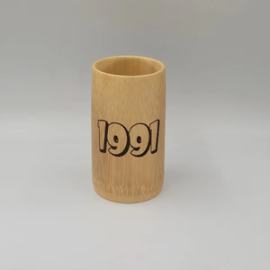 ถ้วยของขวัญไม้ไผ่แกะสลักพร้อมปีเกิดผลิตในเวียดนามวัสดุที่เป็นมิตรต่อสิ่งแวดล้อมใช้สำหรับตกแต่งบ้านขายส่ง - Product Image 2
