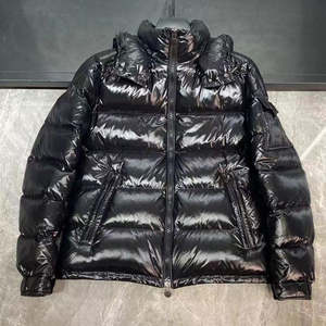 Custom High Quality Men's Winter <b>Puffer</b> <b>Jacket</b> Waterproof Windproof Zipper Stand Collar Cotton Filling Canvas <b>Thin</b> Front - Product Image 2