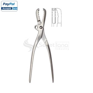 Forceps à os Lambotte en acier inoxydable fabriqué au Pakistan, approuvé CE, instruments chirurgicaux orthopédiques, alimentation manuelle - Product Image 4
