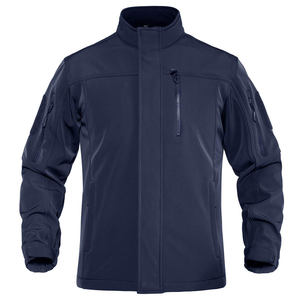 Veste coupe-vent, veste tactique de randonnée, veste bomber softshell, veste softshell imperméable pour homme, veste de chasse avec logo - Product Image 5