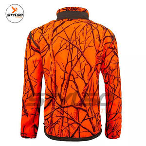 Veste de pluie de pêche camouflage à coquille souple pour hommes personnalisée hiver imperméable respirant ensemble de chasse en plein air pour adultes motif imprimé - Product Image 3
