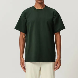 Camiseta de Hombre Extra Grande, Formal, de Punto, 100% Algodón, Lavada, de 230 g/m², con Logotipo Personalizado al por Mayor - Product Image 1