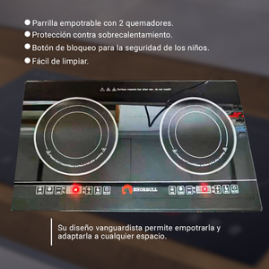 Piano Cottura a Induzione Elettrico Shorbull a 2 Fuochi con Controllo Touch, Alta Prestazione, Robusto, Fornitura OEM all'Ingrosso - Product Image 3