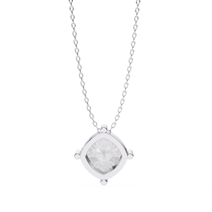 Colgante de Diamante Cultivado en Laboratorio de Oro de 18K, Unisex, para Compromiso o Boda, Chapado en Rodio, Certificado IGI, Lujoso, Elegante, Corte Brillante Premium - Product Image 6
