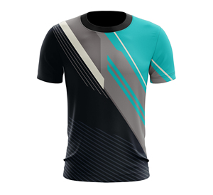 T-shirt à séchage rapide pour hommes quantité minimale de commande bas Design personnalisé Grande taille à manches courtes Motif solide Style décontracté Tissu tricoté Coupe surdimensionnée - Product Image 6