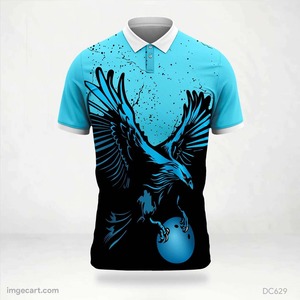 Cómodos pantalones de tela de punto de poliéster 100% pantalones para adultos jugadores de críquet media manga cuello camiseta uniforme - Product Image 3