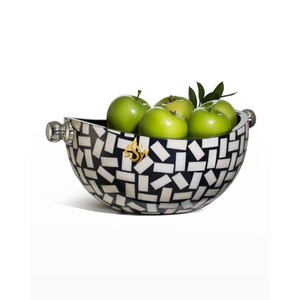 ชามผสมอาหารทำจากไม้รูปทรงกลมฝังกระดูกทำด้วยมือขนาดใหญ่สไตล์ญี่ปุ่นชามเสิร์ฟช็อกโกแลต - Product Image 4