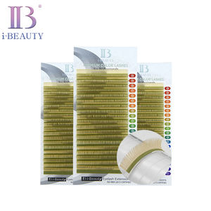 I-Beauty Eyelash Extension - Ib Premium Color Eyelashes (Gold) cils individuels Corée du Sud top Quality - Product Image 1
