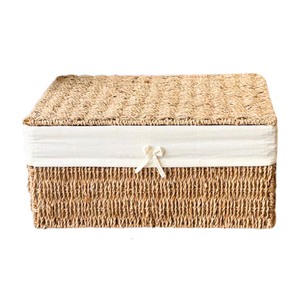 PRODUIT DE VENTE CHAUDE Panier de rangement en jonc de mer naturel écologique pour l'organisation et la décoration de la maison - Product Image 1