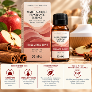 Essenza Idrosolubile di Ciliegia e Cannella OEM 50ml |   Fragranza Dolce e Fruttata per Umidificatore |   Marchio Privato Spagna - Product Image 3