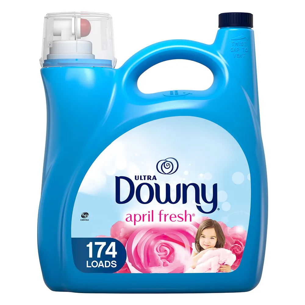 Downy Ultra Laundry Liquid Fabric Softener (Fabric Conditioner), April Fresh, 140 fl oz, 190 Loads