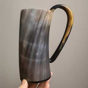 Tasse à boire Viking en corne de boeuf véritable avec style d'amour fait à la main et durable pour les cadeaux d'affaires-Bonne affaire - Product Image 4