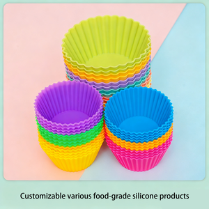 Moldes para Pasteles Básicos Reutilizables de Silicona, Moldes para Muffins, Herramientas para Pasteles, Molde de Silicona Libre de BPA - Product Image 6