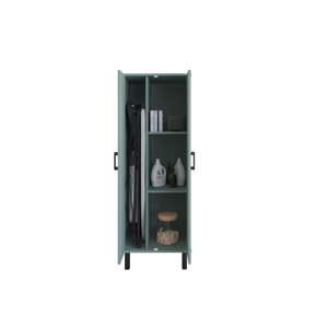 Support de balai d'extérieur Smeraldo 60x50x162 cm pour garage et rangement préfabriqué - Product Image 4