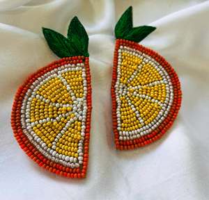 Pendientes de Perlas y Piedras Rosas, Pendientes de Flores con Cuentas, Joyería Festiva para Mujer al Mejor Precio - Product Image 4