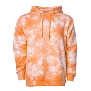 Calidad Premium Oem Hombres Tie Dye Hoodie Winter Wear Basics Algodón Mezclado Cómodo Mangas completas Tie Dye Hoodies para adultos - Product Image 2