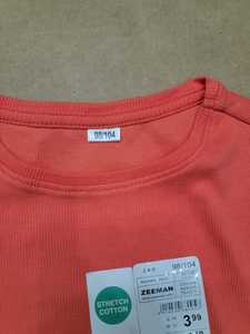 Camiseta de Verano para Niñas, Cuello Redondo, Tejida, Lisa, de Primera Calidad, Informal, Manga Corta, Transpirable, Ecológica, a la Moda para Niños - Product Image 4