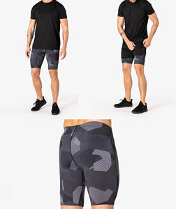 Pantalones cortos de playa lisos informales de lujo para hombre 2026, pantalones cortos deportivos de verano personalizados, impermeables, con cintura elástica, transpirables, OEM - Product Image 1