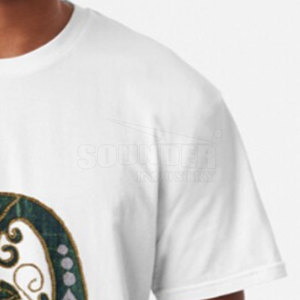 เสื้อยืดผ้าคอตตอนและโพลีเอสเตอร์ออกแบบใหม่พร้อมโลโก้ด้านหน้าสินค้าใหม่ - Product Image 4