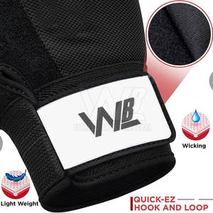 Guantes de cuero personalizados para gimnasio y deportes, para levantamiento de pesas, transpirables, diseño personalizado, antideslizantes de alta calidad - Product Image 5