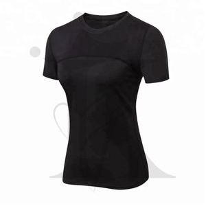 Camiseta Popular para Mujer, Lisa, de Manga Corta, Estilo Casual, con Cuello Redondo, Ajustada, Transpirable, Suave, Informal para el Verano - Product Image 5