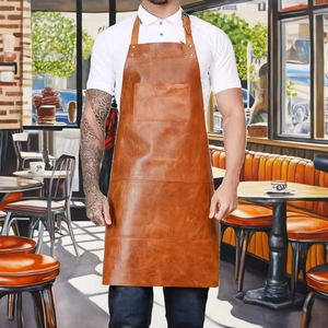 Delantal de Cocina Impermeable Personalizado con Bolsillos, de Cuero y Lona, Transpirable, Accesorio de Cocina - Product Image 5