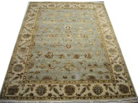 Hot Selling High Pile Hand geknüpfter Woll seiden teppich Beste Qualität Jaipur Knoten Direkter Fabrik preis aus Indien