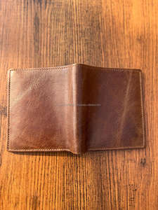 Hot Sale <b>Men's</b> <b>Wallet</b> Real Leather Wristlet Long Zipper <b>Wallet</b> Genuine Leather Fashion <b>Brown</b> Color Cash Holder Gift for Him - Product Image 4