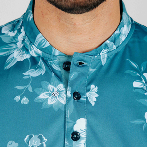 Wholesale 100% Polyester <b>Men's</b> for Polo Shirts custom Logo Blade Collar Vintage Wicking Moisture Wicking Cool Athletic Fit 4-<b>Way</b> - Product Image 3