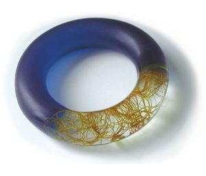 Brazalete de resina, joyería de diseñador de moda, brazalete completo de color de resina, regalo, mármol, ámbar, Irregular, otra pulsera para mujeres y niñas - Product Image 3