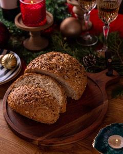 Plateau de service rond de pizza en bois classique pour le service de la nourriture, petit déjeuner, bar, cuisine à domicile, décor, cadeaux de mariage, restaurant - Product Image 2