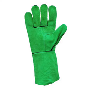 Heavy Duty Reinforced Cowhide Split Leather Welding <b>Gloves</b> Industrial Workmen <b>Safety</b> <b>Gloves</b> for Maximum Hand Protection - Product Image 3
