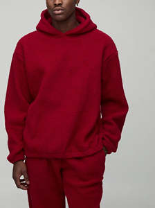 Conjunto de Sudadera con Capucha y Pantalones Deportivos Acampanados con Estampado Desgastado, Ropa Urbana de Algodón, Chándal Holgado con Lavado Ácido para Hombre, Traje Deportivo de Invierno - Product Image 3