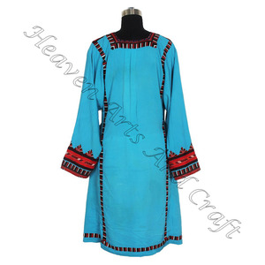 BDR053 vraie robe Kuchi ethnique traditionnelle pour femmes bohème robe Unique Vintage fait à la main bohème Banjara Baluchi robe Vintage - Product Image 6