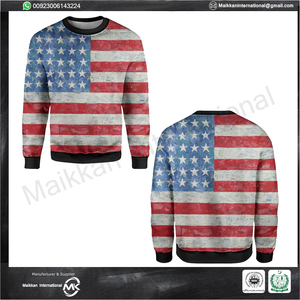 Sudadera de Forro Polar para Hombre, Nueva Moda, Sólida, de Poliéster/Algodón, para Deportes de Otoño, Transpirable, Resistente al Viento, con Estampado Digital - Product Image 4